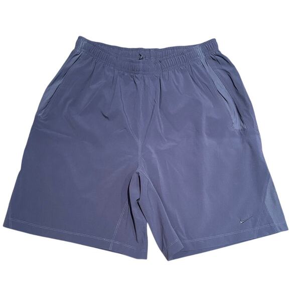 Men's Nike Blue Athletic Shorts, Size Large, Excellent Condition - Picture 1 of 3